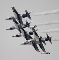 N134EM @ LAL - Black Diamond Jet Team - by Florida Metal