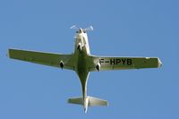 F-HPYB @ LFRB - Diamond DA-40 Diamond Star, Take off rwy 07R, Brest-Bretagne airport (LFRB-BES) - by Yves-Q