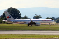 N177AN @ EGCC - Manchester taxi to departure - by Clive Pattle