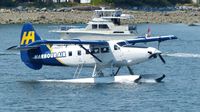 C-FHAD @ CYHC - Harbour Air #315 taxiing for takeoff from Coal Harbour. - by M.L. Jacobs