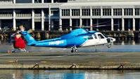 C-GHJJ @ CBC7 - Helijet lifting off from Vancouver Harbour Heliport. - by M.L. Jacobs