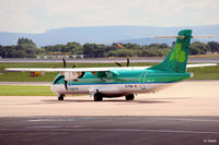 EI-FAW @ EGCC - Taxi to the gate at EGCC - by Clive Pattle