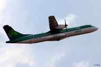 EI-FAW @ EGCC - Climb out from EGCC - by Clive Pattle