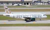 N941FR @ FLL - Frontier A319 Lobo the Gray Wolf