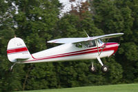 N77212 @ IA27 - Landing at Antique Airfield, Blakesburg - by alanh