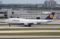 D-ABVM @ MIA - Lufthansa 747-400 - by Florida Metal