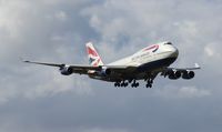 G-BNLJ @ MIA - British 747-400 - by Florida Metal