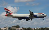 G-CIVA @ MIA - British 747-400 - by Florida Metal