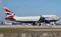 G-CIVL @ MIA - British 747-400 - by Florida Metal