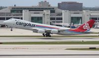 LX-VCG @ MIA - Cargolux 747-800 - by Florida Metal