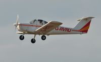 G-RVRU @ EGFH - Visiting Tomahawk operated by Ravenair Aircraft departing Runway 22. - by Roger Winser