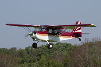 N922 @ IA27 - Landing at Antique Airfield, Blakesburg - by alanh