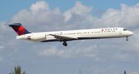 N904DL @ FLL - Delta MD-88 - by Florida Metal