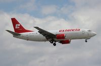 XA-AJA @ MIA - Estafeta Cargo 737 - by Florida Metal