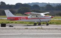 G-BZZD @ EGFH - Visiting Reims/Cessna Skyhawk. - by Roger Winser