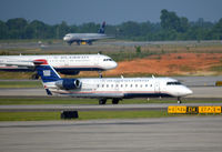 N454AW @ KCLT - Taxi CLT - by Ronald Barker