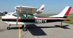 N1967X @ 3H4 - Cessna 182H Skylane on the line in Hillsboro, ND. - by Kreg Anderson