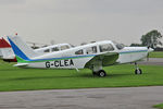 G-CLEA @ EGBR - Piper PA-28-161 Cherokee Warrior II  at the Real Aeroplane Club's Helicopter Fly-In, Breighton Airfield, North Yorkshire, September 21st 2014. - by Malcolm Clarke