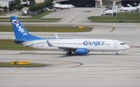 C-FTCX @ FLL - Canjet 737-800 - by Florida Metal