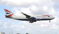 G-BYGC @ MIA - British 747-400 - by Florida Metal