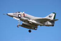 N49WH @ YIP - A-4B Skyhawk - by Florida Metal