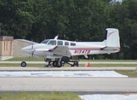 N134TB @ LAL - Beech H50 Twin Bonanza - by Florida Metal