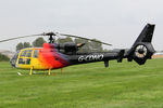 G-CDNO @ EGBR - Westland Gazelle AH.1 at the Real Aeroplane Club's Helicopter Fly-In, Breighton Airfield, North Yorkshire, September 21st 2014. - by Malcolm Clarke