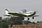 G-CEVS @ EGBR - Cosmik EV-97 Teameurostar UK at the Real Aeroplane Club's Helicopter Fly-In, Breighton Airfield, North Yorkshire, September 21st 2014. - by Malcolm Clarke