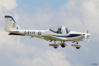 G-BYVR @ EGXW - On approach to Waddington Airshow 2014 - by Clive Pattle