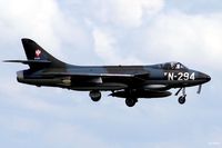 G-KAXF @ EGXW - On approach to Waddington Airshow 2014 - by Clive Pattle