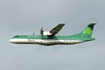 EI-FAT @ EGCC - EI-FAT (St. Fursey), 2013 ATR 72-600, c/n: 1097 of Aer Lingus at Manchester - by Terry Fletcher