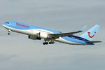G-OBYH @ EGCC - 1999 Boeing 767-304ER, c/n: 28883 of Thomson departing Manchester - by Terry Fletcher