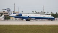 N516LR @ MIA - United Express CRJ-700 - by Florida Metal