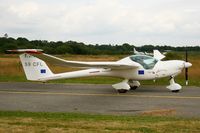 F-JFLK @ LFES - Urban Air UFM-13 Lambada, Taxiing to holding point rwy 03, Guiscriff airfield (LFES) open day 2014 - by Yves-Q