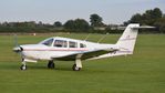 N29566 @ EGTH - 1. N29566 preparing to depart the rousing season finale Race Day Air Show at Shuttleworth, Oct. 2014 - by Eric.Fishwick