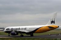 G-OZBR @ EGCC - Taxy to gate at Manchester - by Clive Pattle