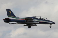 MM55058 @ LMML - MB339 MM55058/7 Frecce Tricolori Italian Air Force - by Raymond Zammit