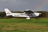 G-LLCH @ EGFH - Visiting Skyhawk SP. - by Roger Winser