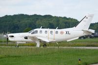 93 @ LFOA - Socata TBM-700A, Taxiing to holding point rwy 24, Avord air base 721 (LFOA) Open day 2012 - by Yves-Q