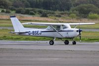 G-BSEJ @ EGFH - Visiting Cessna 150. - by Roger Winser