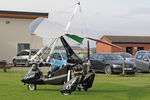 G-CGLW @ X5FB - P&M Aviation Pegasus Quik, Fishburn Airfield UK, October 5th 2014. - by Malcolm Clarke