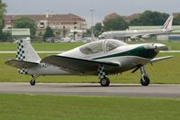 F-AZTN @ LFPB - Globe GC-1B Swift, Taxiing before solo display, Paris-Le Bourget (LFPB-LBG) Air Show 2013 - by Yves-Q