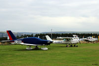 G-BSCP @ EGPN - Parked up with others at Dundee Riverside EGPN - by Clive Pattle
