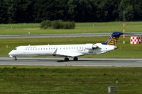 D-ACNF @ EDDH - Canadair CRJ- 900LR [15243] (Lufthansa Regional/Eurowings) Hamburg-Fuhlsbuettel~D 16/08/2013 - by Ray Barber