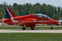 XX263 @ LFMY - Royal Air Force Hawker Siddeley Hawk T.1, Take-off Rwy 34, Salon de Provence Air Base 701 (LFMY) Open day 2013 - by Yves-Q