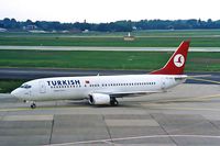 TC-JEE @ EDDL - Boeing 737-4Q8 [26290] (THY Turkish Airlines) Dusseldorf~D 23/05/1998 - by Ray Barber