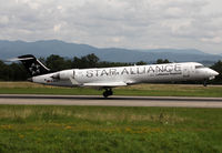 D-ACPT @ LFSB - Landing rwy 16 in Star Alliance c/s with 'Lufthansa Regional' titles - by Shunn311