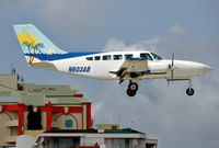 N603AB @ TNCM - On short finals to St Maarten. - by kenvidkid