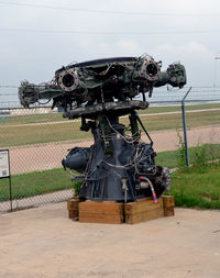 153715 @ KFTW - Rotor hub - Patches Fort Worth Aviation Museum - by Ronald Barker