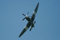 F-AZJS @ LFFQ - Supermarine Spitfire PR19 389, La Ferté Alais Airfield (LFFQ) Air Show 2012 - by Yves-Q